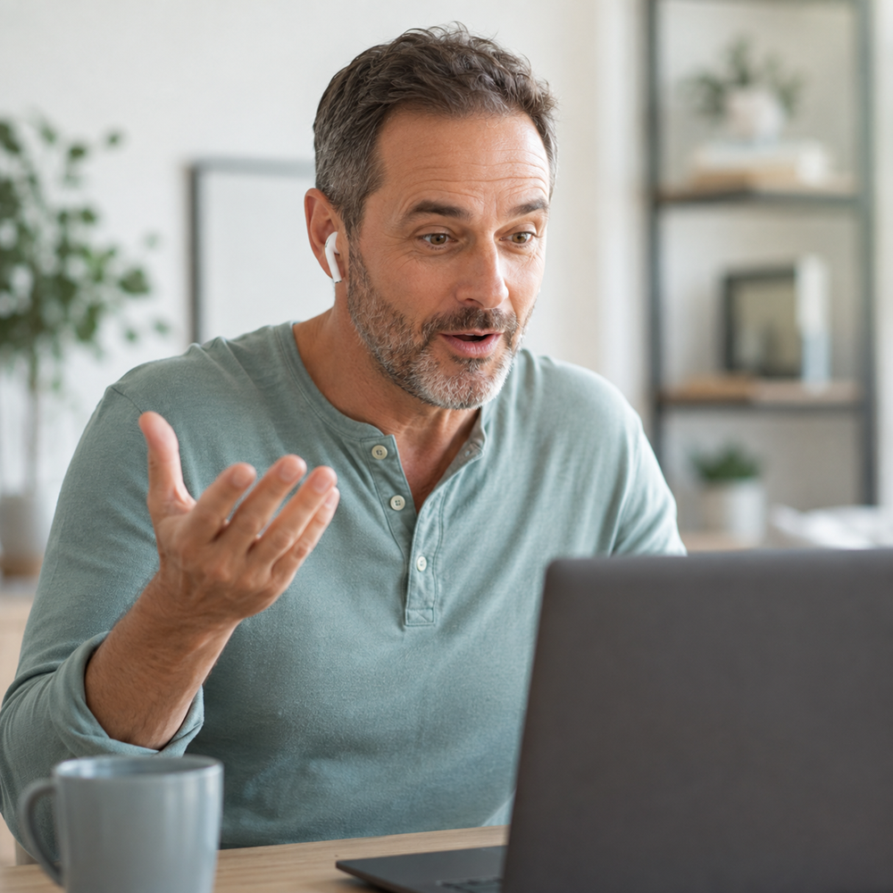 A client realizing an overlooked accomplishment during a resume consultation call